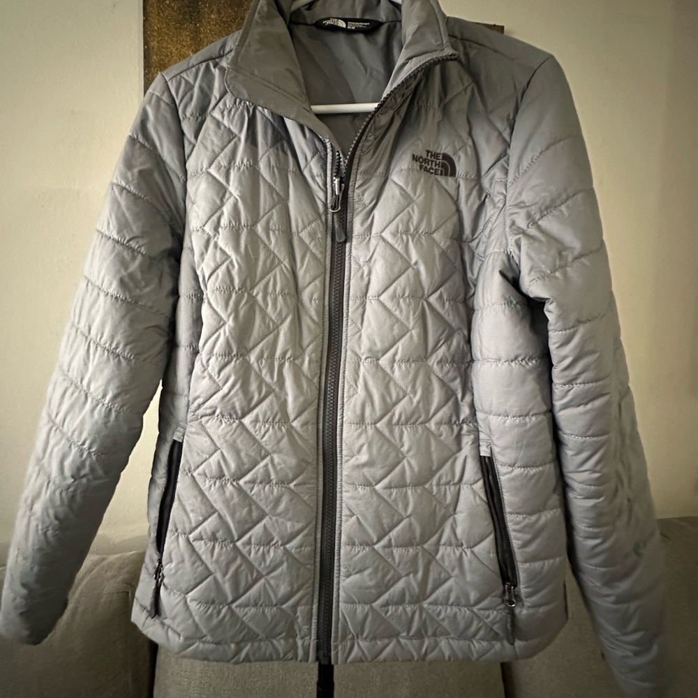 The North Face Women's Grey Quilted Jacket
